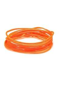 Silk Thread Satin Cord 1mm - 5 Meters Various Colors - Orange - View 2