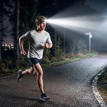 8 LED Ultra Bright Motion Sensor Headlamp, Rechargeable Waterproof Headlamp, 1200mAh Battery, 5 Modes, 90° Adjustable Lightweight Headlamp, Suitable For Night Running, Camping, Fishing, Outdoor Essential Gear, Ideal Gift For Men - Multicolor - View 10