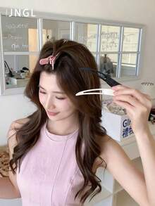 1/3pcs Root Volumizing Hair Clips, Black Duckbill Shaped Hair Clips, Instant Volume Styling Tool, Suitable For Top And Bangs Fixing - Multicolor - View 3