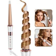 Hatteker 1pc Multi-Function Curling Iron, Adjustable Temperature Electric Curling Wand For Home Use, Large Wave & Wool Styling - Multicolor - View 11