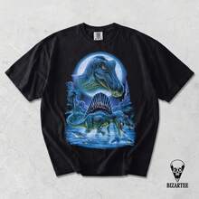Men T-Shirts - 黑色 - 查看 1