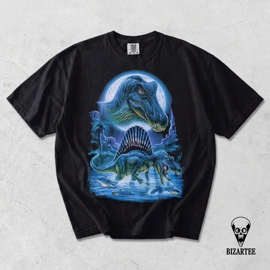Men T-Shirts - 黑色 - 查看 1