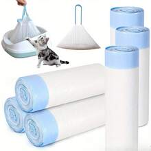 10pcs Portable Cat Litter Cleaning Bags/Poop Bags - Self-Cleaning Litter Boxes, Easy To Clean, Thickened Pet Cleaning Bags - Multicolor - View 1