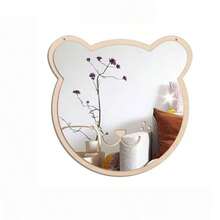 Cross-Border Acrylic Mirror Wall Sticker Poplar Wood Board Animal Children's Room Hanging Decor Popular Bedroom Room Decoration Wall - A - View 11