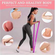 Elastic Resistance Band Exercise Expander Stretch Fitness Rubber Band Pull-Up Assist Band For Training Pilates Home Gym Workout - Multicolor - View 8