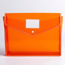 Carpeta expandible de plástico, bolsa sobre transparente con cierre de presión, sin divisores, gran capacidad, múltiples colores disponibles, adecuada para tamaño A4/Carta (color aleatorio) - 1 ud. - Ver 11