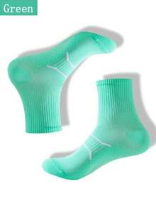 Sports Outdoor 1 Pair Of Spring/Summer Professional Marathon Running Fitness Four-Season Pressure Sports Socks With Mid-Calf Massage Soles Cycling Socks For Men And Women - Multicolor - View 18