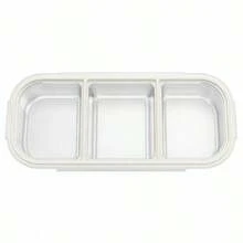 One High-Quality 304 Stainless Steel Leak-Proof 2/3-Compartment Lunch Box, Durable And Easy To Clean, Suitable For School, Office And Travel, Reusable Meal Preparation Box. - Silver - View 10