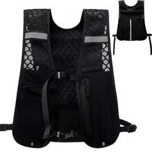 1pc Sports Running Vest Bag, Lightweight Breathable Mesh Back Panel, Dual-Use Waist & Chest Pack, With Large Main Compartment For Phone Storage, Ergonomic Hands-Free Design. Suitable For Fitness, Hiking, Cycling, Travel, Marathon, For Camping - Multicolor - View 8