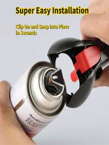 Spray Paint Handle(1/2 Packs), Aerosol Spray Can Trigger Grip, Ergonomic Paint Sprayer Gun Tool For Smooth Control & Reduced Finger Fatigue, Easy Clip-On For DIY Painting, Furniture & Fence - Multicolor - View 6