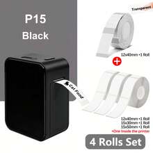 Marklife P15 Mini Portable Label Printer, Self-Adhesive Thermal Printer, Sticker Printer, Pocket Bluetooth Inkless Label Printer, Name Tag Printer - Multicolor - View 18