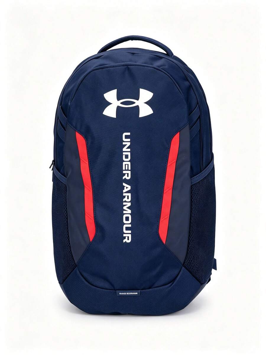 Under Armour Unisex Lightweight Outdoor Backpack UA Hustle 6.0 Backpack 2026 Summer New Sports Training Commute Backpack 1384672-412 - Dark Blue - View 1