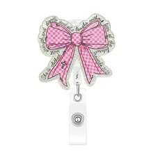 1個「Colorful Bow」壓克力伸縮式名牌捲軸，適合教師、醫生與護理師，辦公室禮物，壓克力名牌套 - 多色 - 查看 9