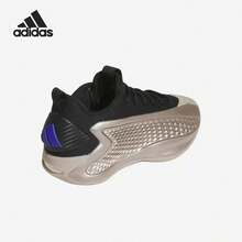 Adidas ANTHONY EDWARDS 1 J LOW 中性大童籃球鞋 - 黑色/褐色 - 查看 4