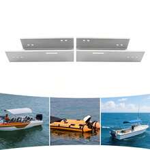 Outboard Jack Plate 1 4 Inch Setback Heavy Adjustable Aluminium Alloy Marine Bracket Silver Rectangularproof Anti Corrosion High Strength Mounting Adapter For Outboard Motor Shaft Extension Boating Fishing Watersports Accessory For Boats - Default - View 7