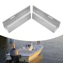 Outboard Jack Plate 1 4 Inch Setback Heavy Adjustable Aluminium Alloy Marine Bracket Silver Rectangularproof Anti Corrosion High Strength Mounting Adapter For Outboard Motor Shaft Extension Boating Fishing Watersports Accessory For Boats - Default - View 6