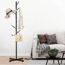 Sturdy Metal Freestanding Coat Rack, Multi-Hook Stand, Suitable For Entryway, Bedroom, Living Room - Multicolor - View 3