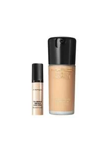 MAC [حزمة] خافي عيوب Pro Longwear NC45 9 مل + كريم أساس Studio Radiance مدعم بالسيروم NC35 30 مل - NC45+NC35 - مشاهدة 1