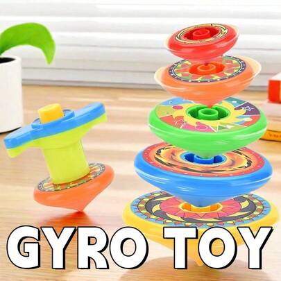 1 Set Juguete Giratorio para Niños, Juguete Giratorio de Escritorio, Juguete para Niños, Suministros para Fiestas, Regalo, Regalo de Navidad, (Algunos Accesorios Aleatorios)