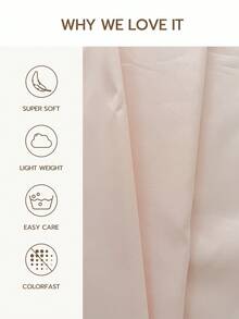 1pc Solid Color 25cm Deep Pocket Fitted Sheet, Soft Breathable Mattress Protector, Suitable For All Bed Sizes, Dorm Home Bedding Decor - Baby Pink - View 2