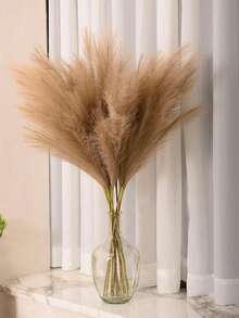 100/80/60/50/30/20/10/8/6/5/3/1pc, 97/55cm, Artificial Reed Grass, Reed, Used For Floor Vase, Vase Filler, Bohemian Country Farmhouse Home Decor, Wedding Party Decoration, Valentine's Day, Birthday, Graduation Gift - Beige Gradient - View 9