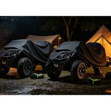 Cubierta Protectora para ATV y Motocicleta Impermeable Protección UV Resistente al Polvo Lluvia y Rayos Solares - A - Ver 2