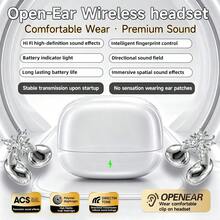 2026 New Fashion Butterfly Ear Clips Pink Clip-On Bluetooth 6.0 Earphones Open-Ear Wireless Women's Headphones Non-In-Ear Ear Clip Headphones Fashion Luxury Electroplated HiFi Heavy Bass Long Battery Life Compatible With Iphone Halloween Gift - View 13