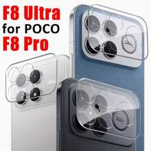 1pc Transparent Lens Film, Compatible With Xiaomi Poco X8 Pro/X8 Pro Max/F8 Ultra/F8 Pro/14T/14T Pro15T/15T Pro/17T/17T Pro Anti-Scratch Anti-Drop Lens Protector, 9H Hardness, Lens Protection Pad, Lens Protection Sticker, Anti-Scratch Anti-Drop, Smooth Surface, Easy Installation, High Adhesion, High Definition Lens Protector, Smartphone Users, Compatible With Phone Cases, Protect Your Phone Lens - Clear - View 2