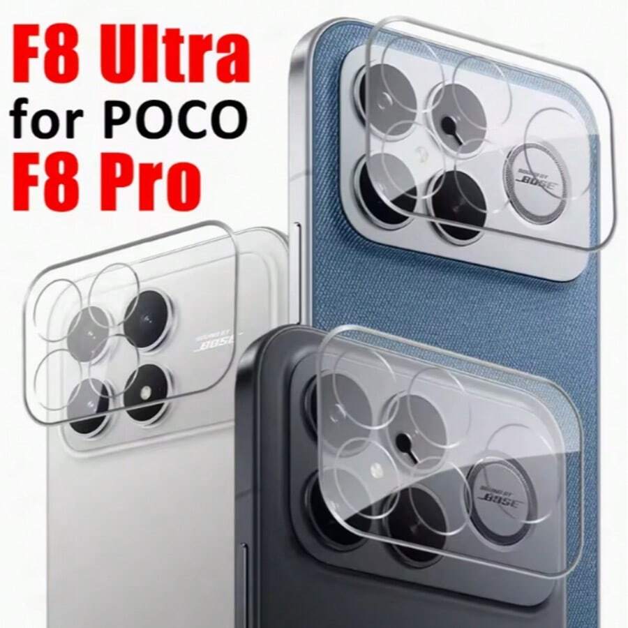 1pc Transparent Lens Film, Compatible With Xiaomi Poco X8 Pro/X8 Pro Max/F8 Ultra/F8 Pro/14T/14T Pro15T/15T Pro/17T/17T Pro Anti-Scratch Anti-Drop Lens Protector, 9H Hardness, Lens Protection Pad, Lens Protection Sticker, Anti-Scratch Anti-Drop, Smooth Surface, Easy Installation, High Adhesion, High Definition Lens Protector, Smartphone Users, Compatible With Phone Cases, Protect Your Phone Lens