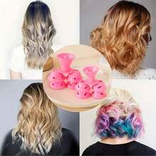 10 pezzi/20 pezzi/30 pezzi/40 pezzi Bigodini senza calore, Bigodini in silicone morbido, Bastoncini per arricciare i capelli durante la notte, Strumento per acconciatura ondulata - Multicolore - Visualizzare 3