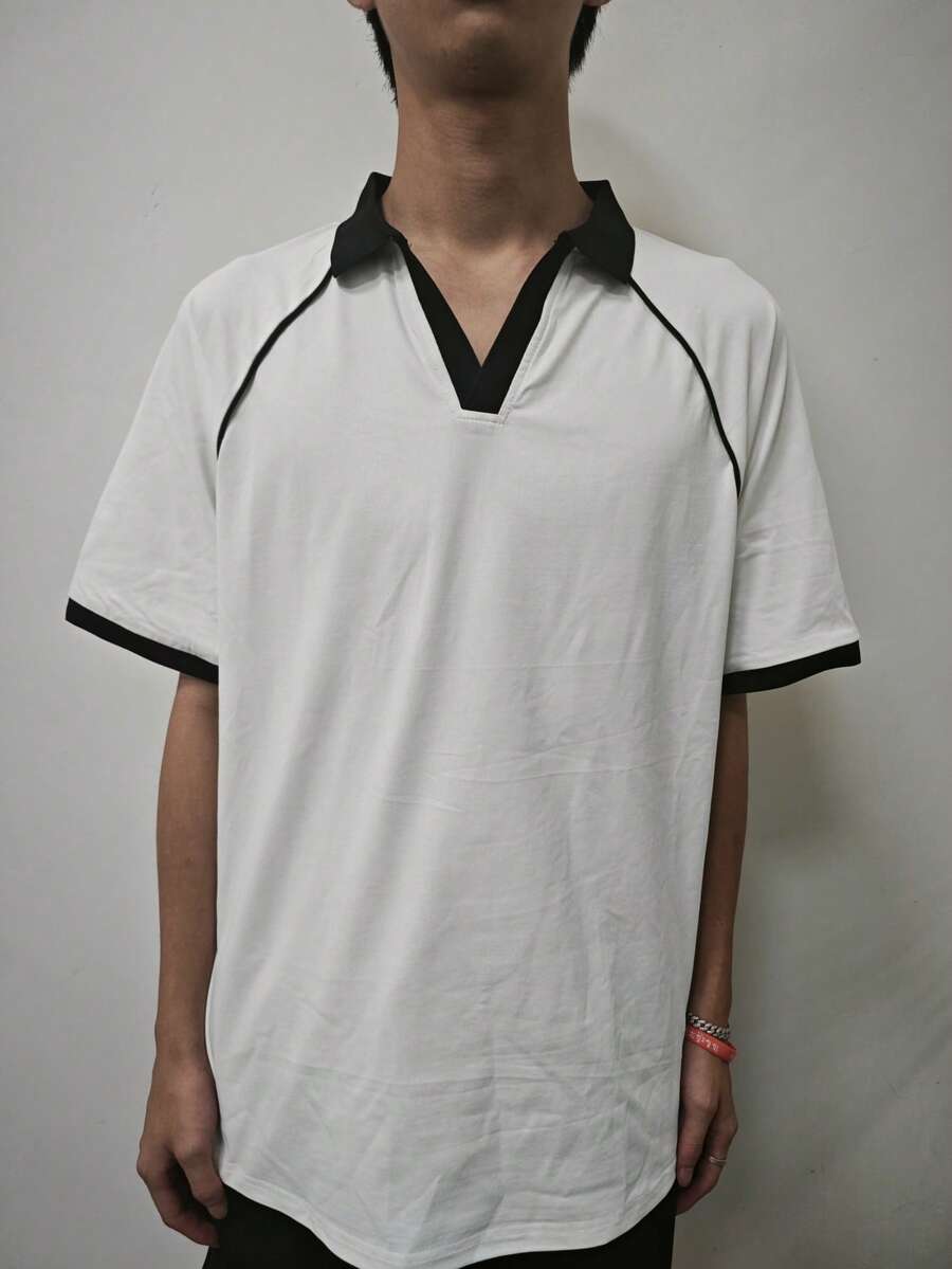 GRDR Men's Fashion Short Sleeve Casual Commute Polo Shirt