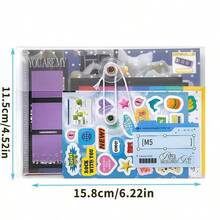 Paket Material Mekanisme Kreatif M5, Setiap Buku Dapat Membuat 10 Pola, Pembuatan Buku Catatan Perencana M5, Digunakan untuk Scrapbooking DIY, Material Perencana, Kerajinan Tangan, Permainan Orang Tua-Anak, Membuat Album Foto, Hadiah Liburan, Hadiah Natal - beraneka warna - View 6