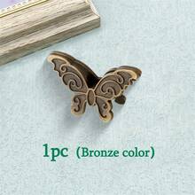 2pcs Creative Butterfly Shaped Metal Office Clips, Photo Clips, Document & Ticket Organizer, Money Clips, Small Size (Available In Antique Bronze/Green/Purple) - Clip - View 15