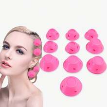 10 pezzi/20 pezzi/30 pezzi/40 pezzi Bigodini senza calore, Bigodini in silicone morbido, Bastoncini per arricciare i capelli durante la notte, Strumento per acconciatura ondulata - Multicolore - Visualizzare 4