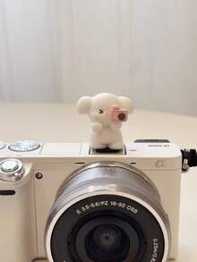 Cute Camera Puppy Hot Shoe Cover, Adorable Dog-Shaped Hot Shoe Protector Cap, Universal Fit For , , , And All Cameras With Hot Shoe Mount, Fun And Cute Camera Accessory Decoration - View 2