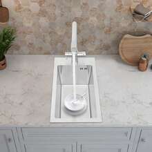 YUNRUX Stainless Steel Sink, Kitchen Sink, Small Kitchen Sink 50 X 28 Cm - Silver - View 10