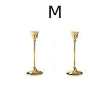 3pcs/6pcs/12pcs Candle Holders, Single Long Stem Brass Plated Iron Candle Holders, For Centerpiece, Candlelight Dinner Photo Props, Dining Table Living Room Home Decor, Candles Not Included - Copper Candlestick - View 14