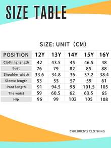 Youth Girl Cartoon Print Round Neck Long Sleeve Slim Fit Cropped Base Layer Top And Pants - Black - View 7