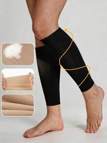 1 Pair Smooth Compression Socks, Durable Sports Accessory, Unisex Short Socks, Football Socks Suitable For Runners And Travelers - Multicolor - View 9