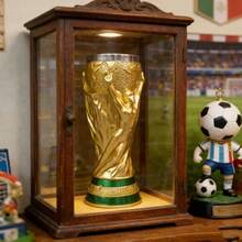 FIFA Hercules Cup Shaped Beer Mug, 3D Embossed Replica, Bar Watching Party Living Room Desktop Decor, Sports Atmosphere Decoration, Football Fan Gift, Exquisite Design With Strong Visual Appeal - Multicolor - View 2
