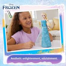 Mattel 艾莎公主娃娃－主題角色扮演娃娃，經典時尚娃娃，適合女孩與兒童 - 彩色 - 查看 4