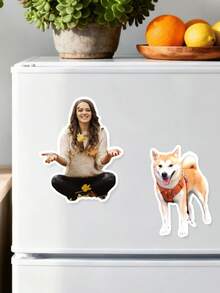 Custom Photo Fridge Magnets, Personalized Shaped Fridge Magnets, Family Holiday Memories, Summer Vacation Souvenirs, Travel Photo Magnets, Kitchen Decor, Housewarming Gifts, Pet Photo Magnets - Multi-colored Irregularly Shaped Refrigerator Magnets - View 10