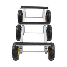 YUNRUX 6-Wheel All-Terrain Transporter, Heavy-Duty Furniture Dolly, 1200 Lbs, Gray - A - View 8