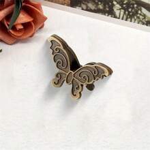 2pcs Creative Butterfly Shaped Metal Office Clips, Photo Clips, Document & Ticket Organizer, Money Clips, Small Size (Available In Antique Bronze/Green/Purple) - Clip - View 10