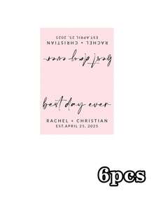 Personalized Matchbox Labels And Custom Stickers For Wedding Favors, Custom Wedding Decorations For Bride,Bulk Labels For Birthday Parties, Anniversaries And Corporate Events, Decorative Gift Stickers And Party Packaging Accessories - Multicolor - View 28