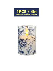 3pcs Flameless Flickering Candle Lights With Timer Remote Control, Battery Operated Warm Glow Candles, Suitable For Christmas, Halloween, Valentine's Day, Mother's Day, Wedding, Party, Gift, Festival - Transparent-warm Light - View 16