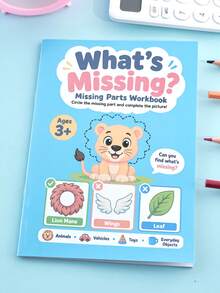 Children's Fun Find & Match Missing Matching Workbook, Early Education Cognitive Matching Coloring Book, Back To School Learning Support Material, Teacher Classroom Reward Notebook - Find the Missing Color - View 14