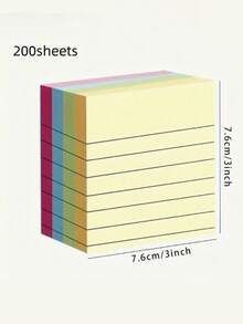 100-Pack Sticky Notes - Vibrant 4-Color Assortment, Easy To Use, Efficient For Note-Taking And Organizing - Ideal For Students, Office And Home (Multiple Options Available) School Supplies - Multicolor - View 28
