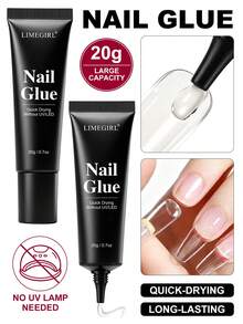 LIMEGIRL Quick-Dry Semi-Solid Gel Nail Glue 20g, Super Strong Adhesion, No UV Lamp Required, Long-Lasting, Suitable For Press-On Nails And Acrylic False Nails - 20g - View 1