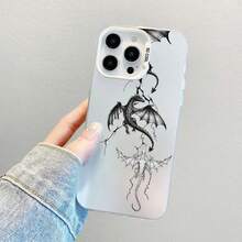 Fashion Dragon Pattern Laser Phone Case For IPhone 16 15 14 Pro Max Plus 17 Pro Max 13 Mini 12 11 Pro Max Shockproof Back Covers RQIX - CH-White LWS 2 - 查看 3